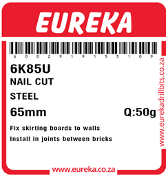 6K85 - Cut Steel Nail -6K85_Label_T